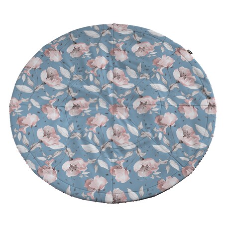 Mata okrągła, niebiesko-różowy, 130cm, Magic Collection