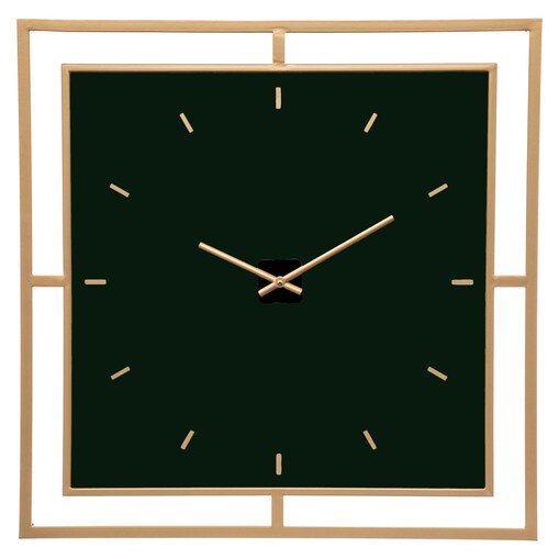 Zegar loftowy SUBLI, cichy mechanizm, 65 x 65 cm