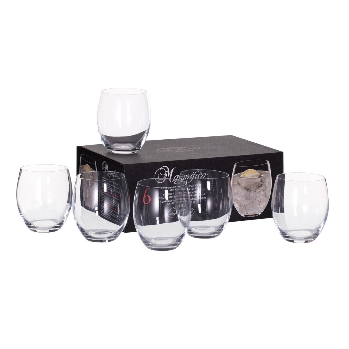 Szklanki Ticato 6szt. 520ml, 7,9 x 9,4 x 10,4 cm