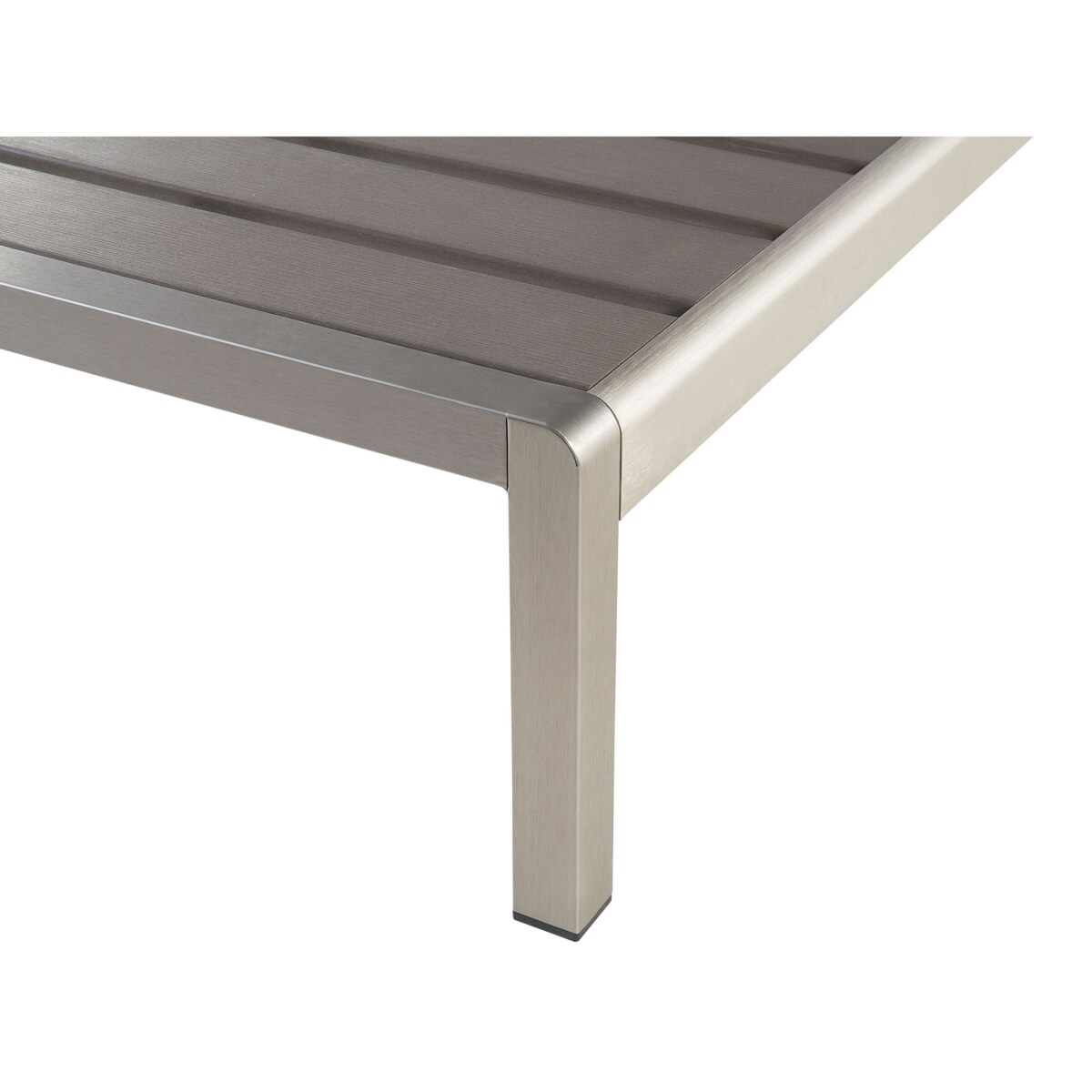 Leżak ogrodowy szary NARDO