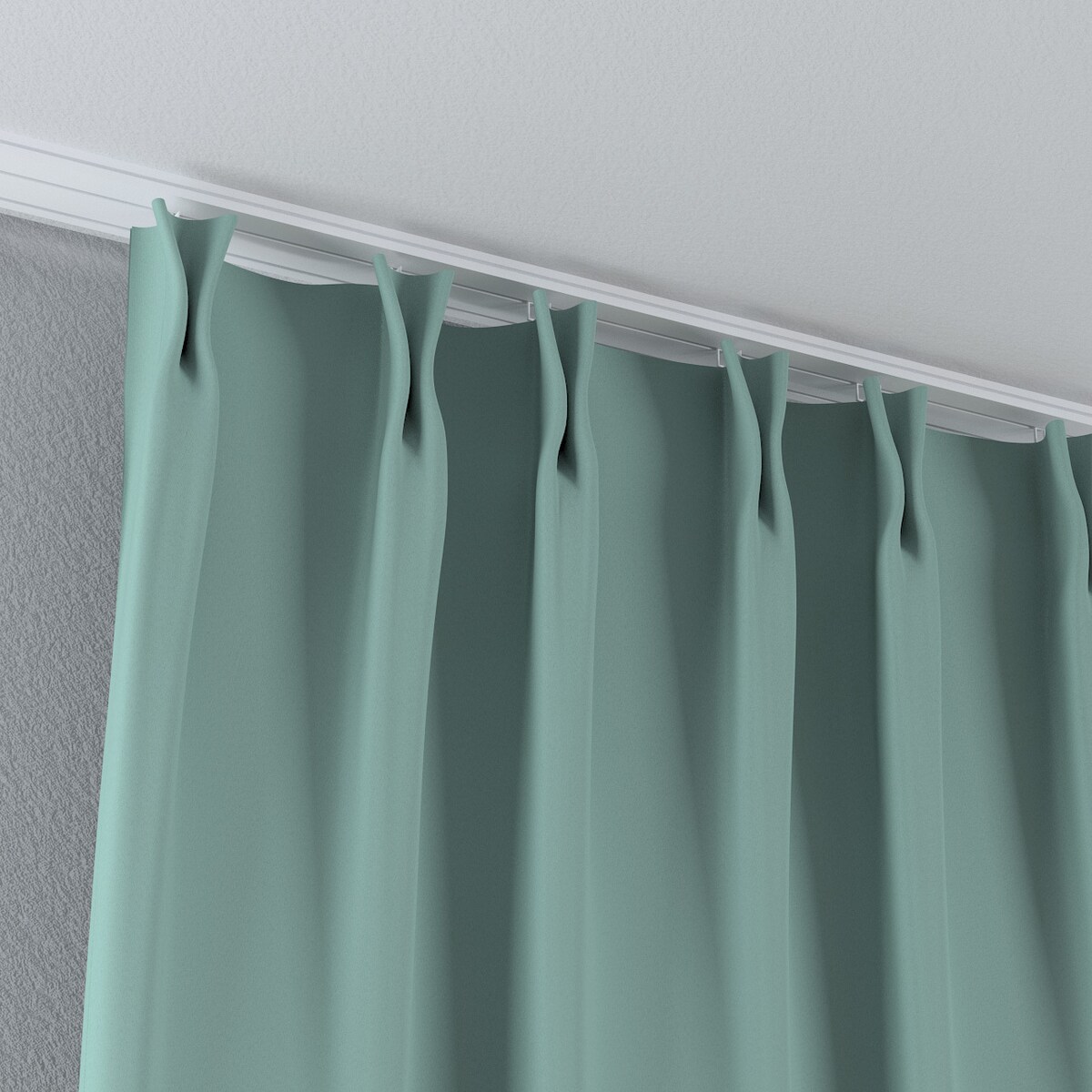 Zasłona na haczykach flex podwójnych 130x245 miętowy