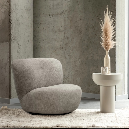 Fotel obrotowy 80x90x70 cm MARILIN - II brązowy