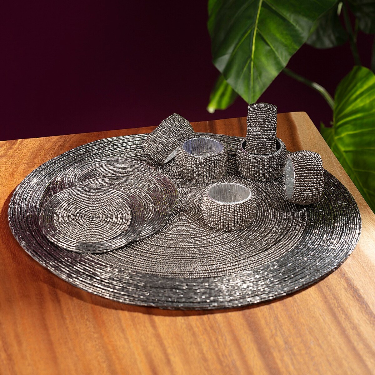 Podkładka dekoracyjna Grey, 35 cm