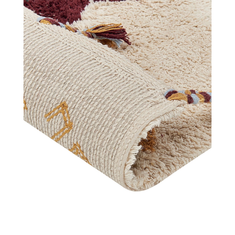 Dywan bawełniany 160 x 230 cm wielokolorowy DUZCE