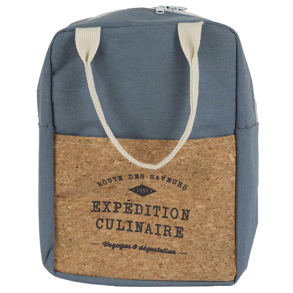 TORBA NA LUNCH Refreshing Cork 5L niebieska termoizolacyjna