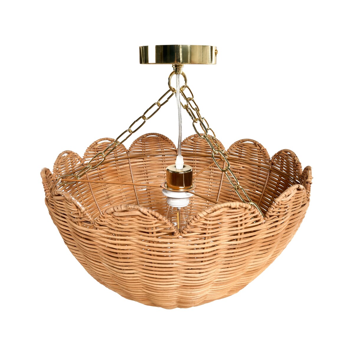 Lampa wisząca MANDEKAL Rattan Naturalny