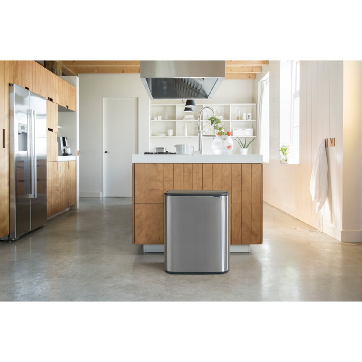 Kosz na śmieci Touch Bin BO 2x30L stal matowa 221422