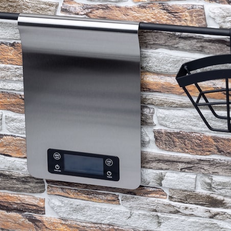 Elektroniczna waga kuchenna 1g 5kg na reling KINGHOFF