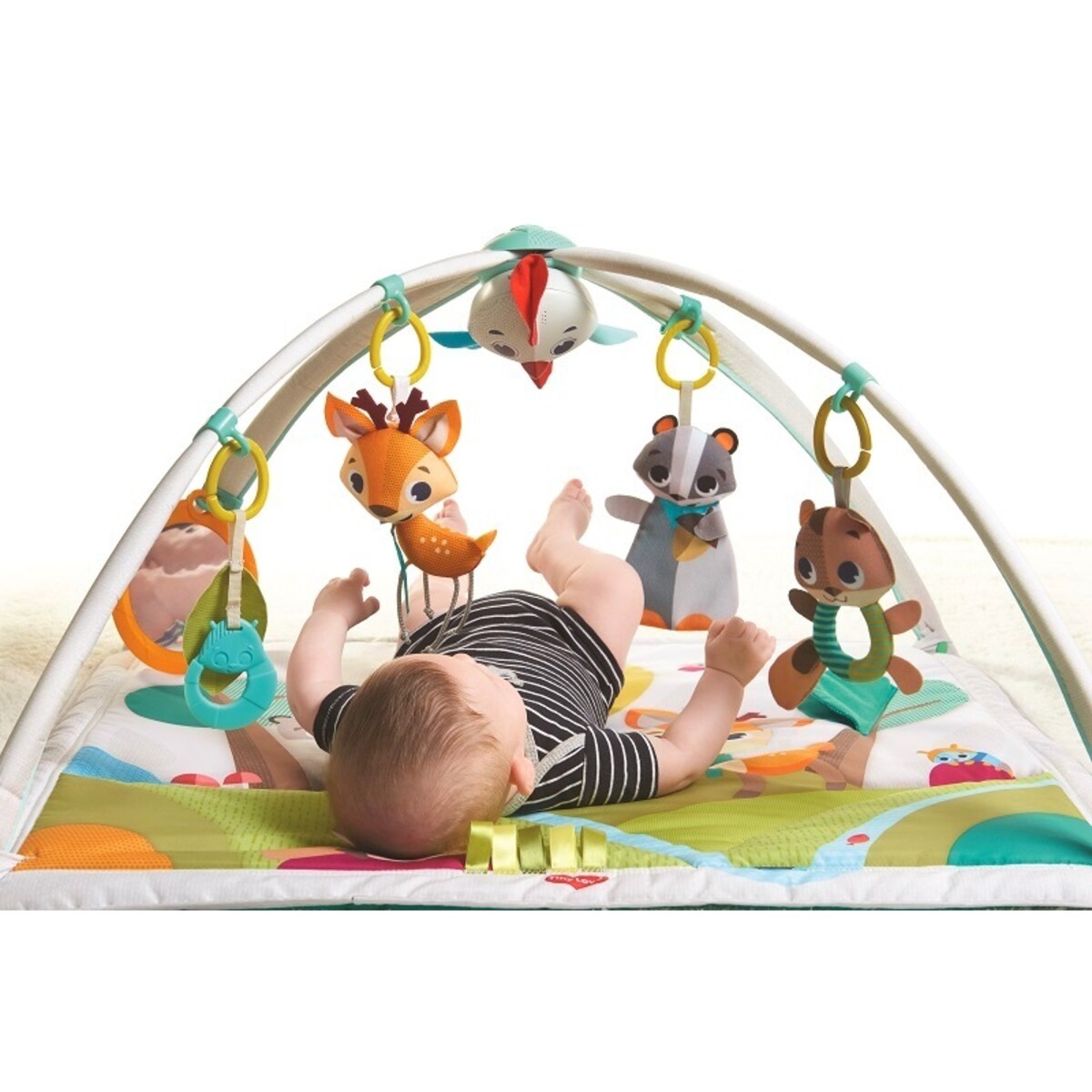 Gimnastyka/mata edukacyjna z pałąkami - Leśna Kraina