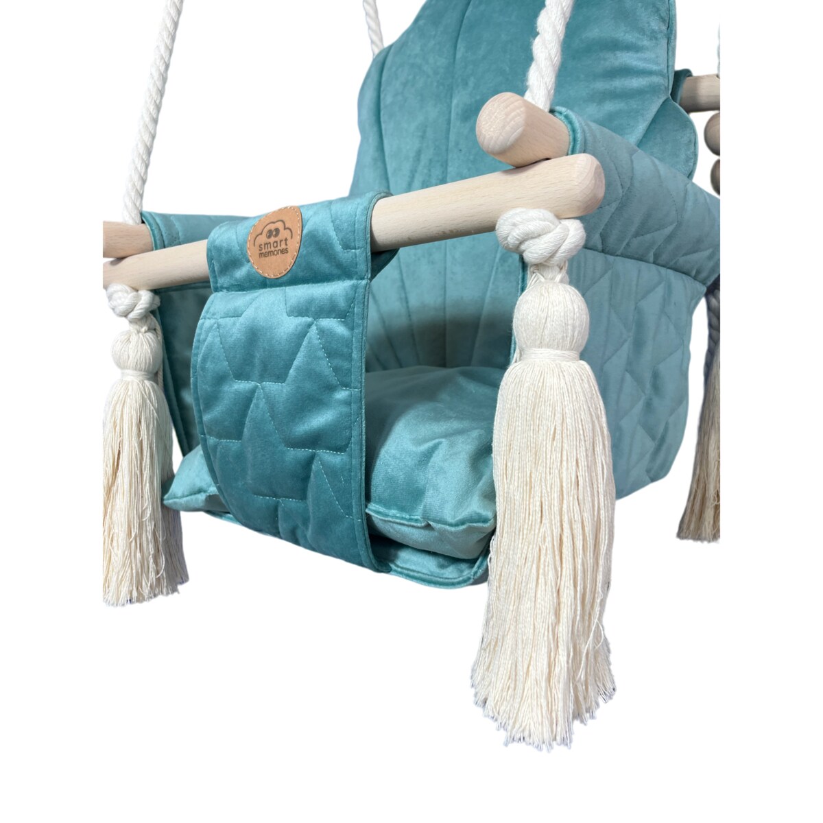 Huśtawka klasyczna - shell velvet szałwia