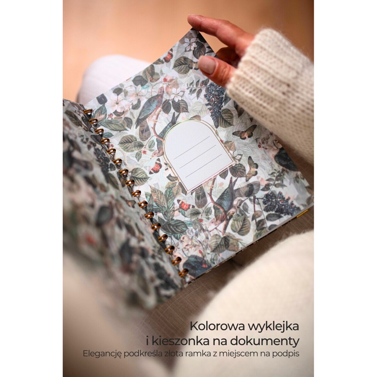 Planner Tygodniowy 2026 na spirali – Bird Garden