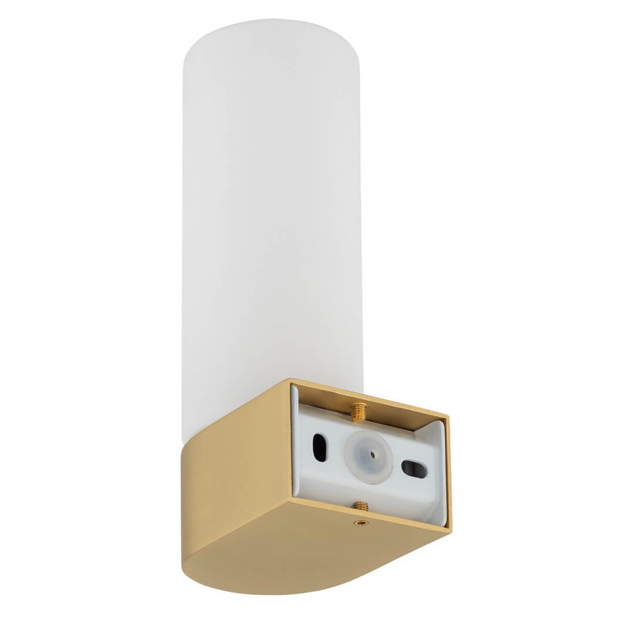 Kinkiet ścienny Natalie 10724 Nowodvorski IP44 tuba metalowy szklany biały mosiądz