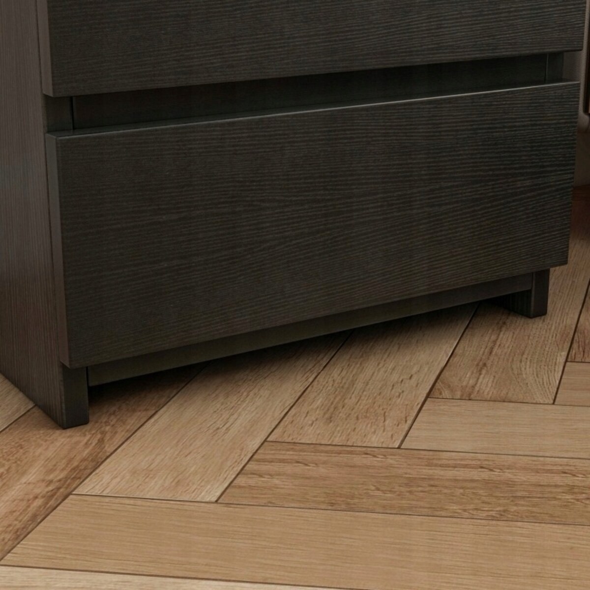 Szafka nocna stolik sypialnia komoda 2 szuflady loft nowoczesna 40cm