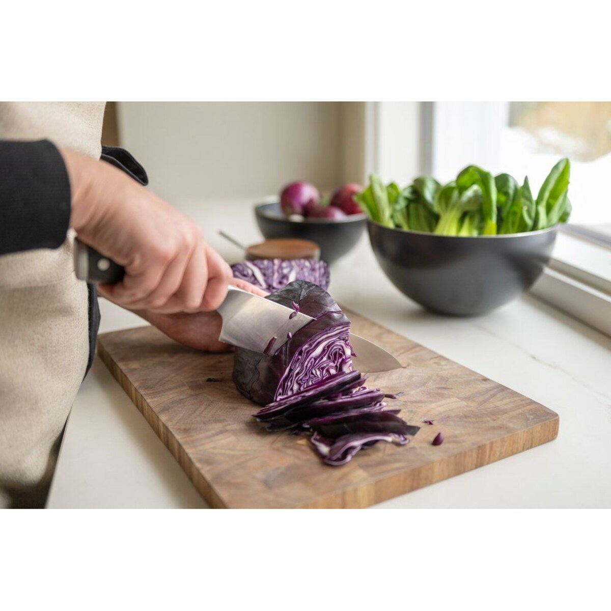 Czarna miska ze stali, Ø 19 cm