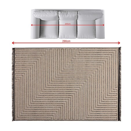 Dywan Origin jute 200x290cm, 200 x 290 cm