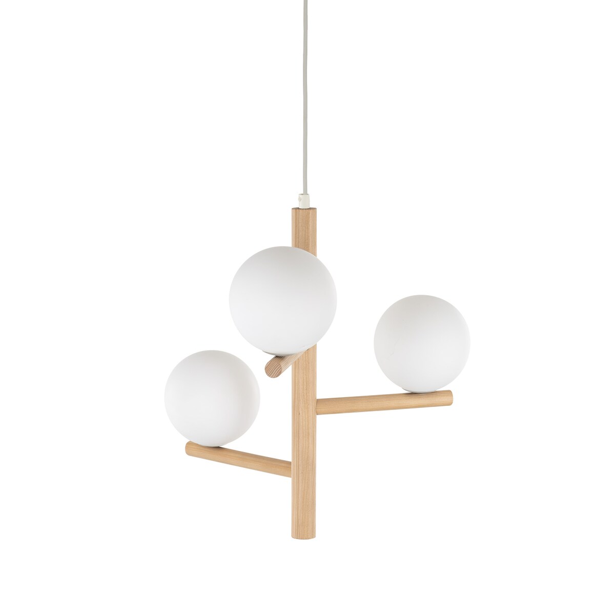Żyrandol ESTERA WOOD 6799 TK Lighting 3xG9 regulowany drewniany biało-czarny IP20