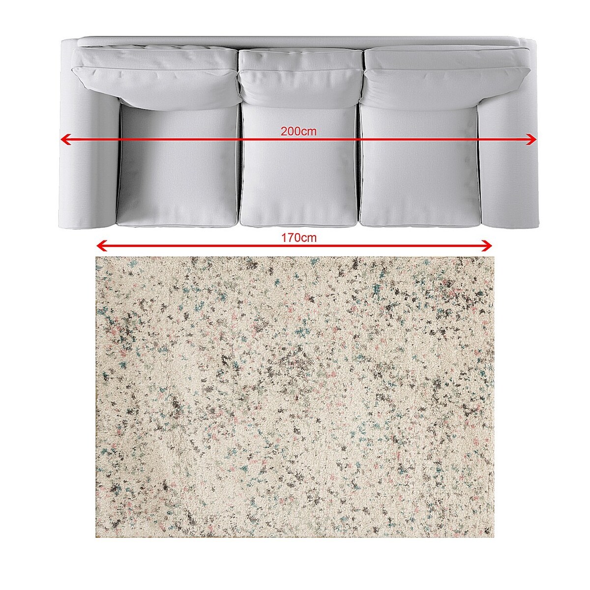 Dywan Royal Nomadic Living cream 120x170cm, 120x170cm