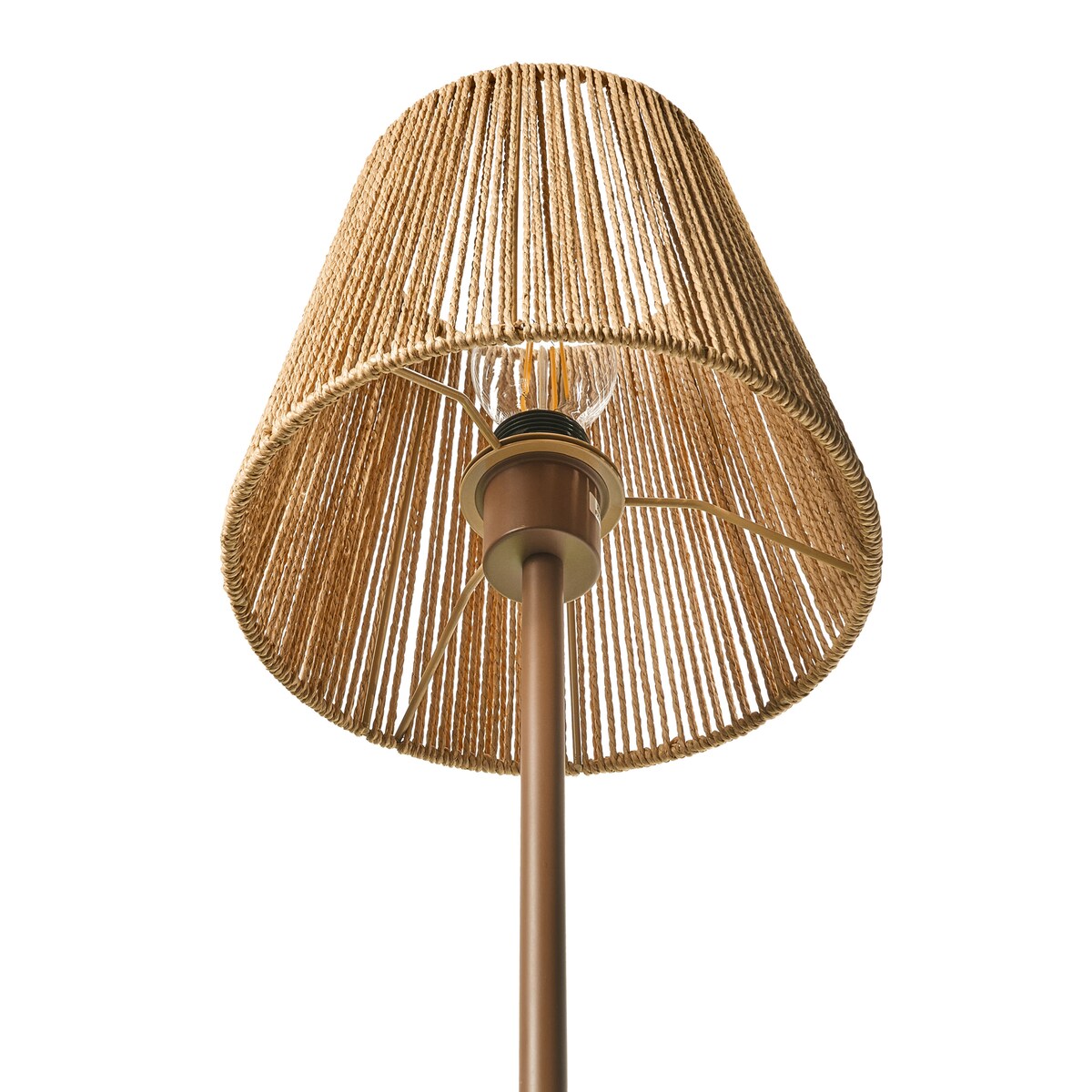 Lampa podłogowa HANGER Metal Brązowy