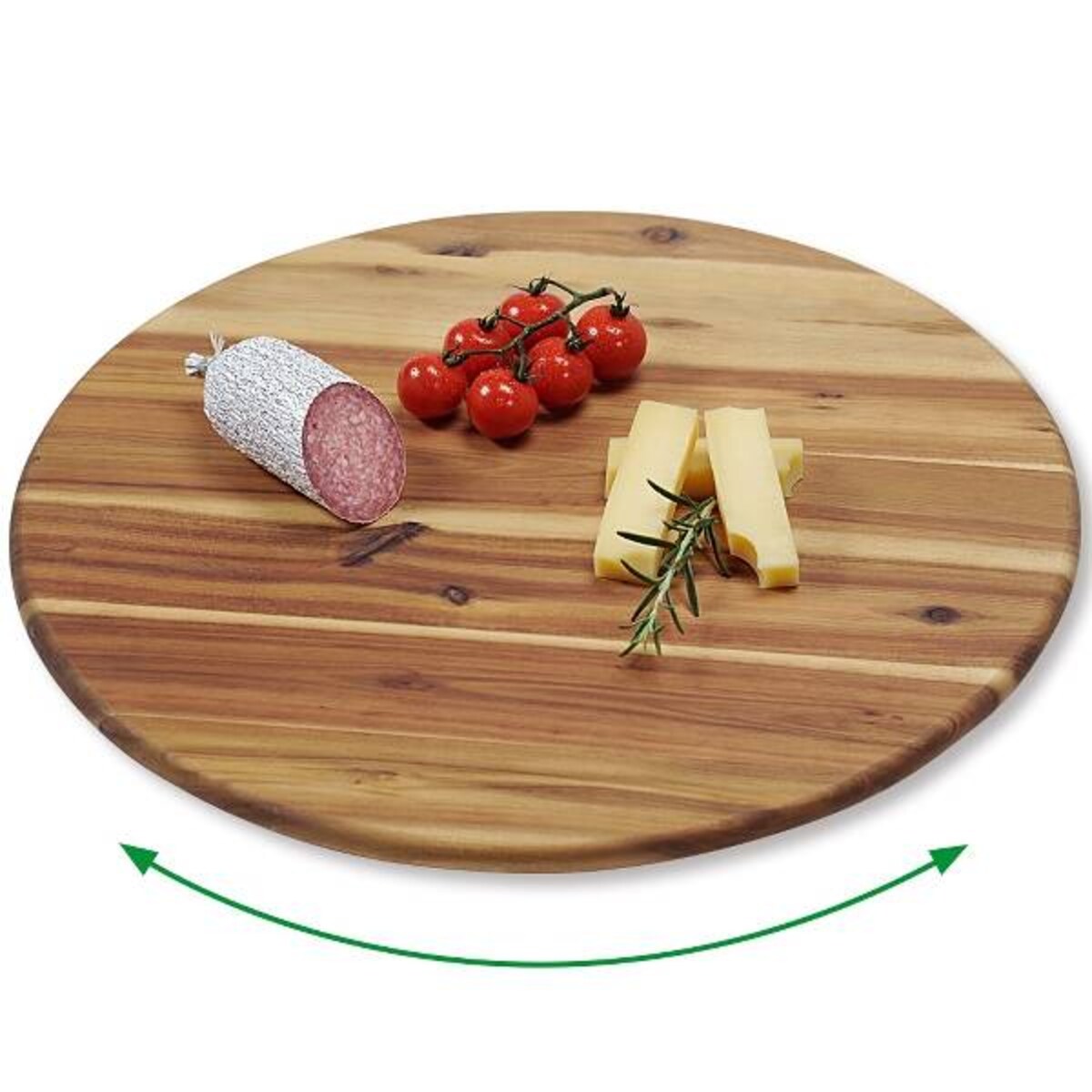 Obrotowa taca do serwowania przekąsek z drewna akacjowego, Ø 40 cm, Kesper