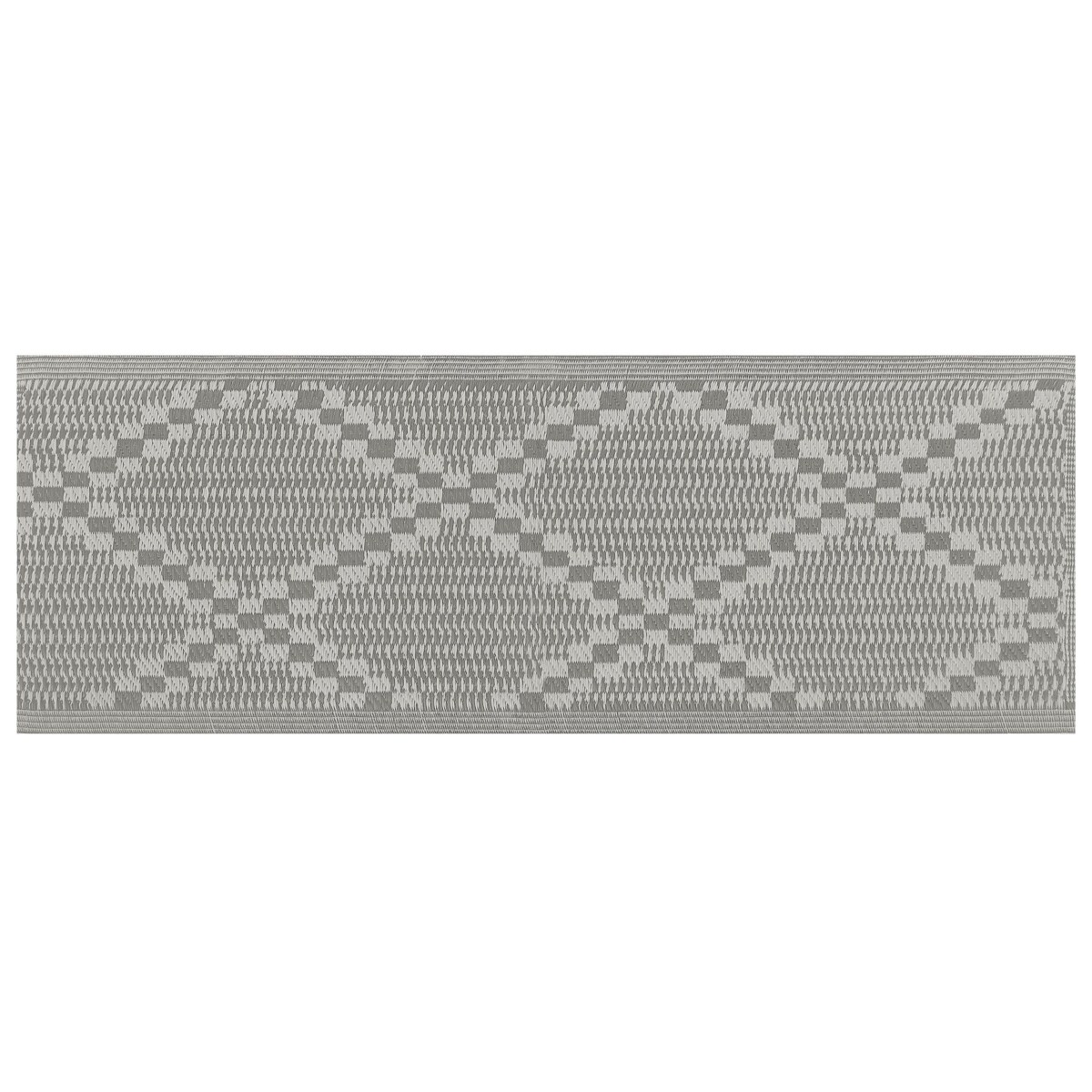 Dywan zewnętrzny 60 x 105 cm szary JALNA