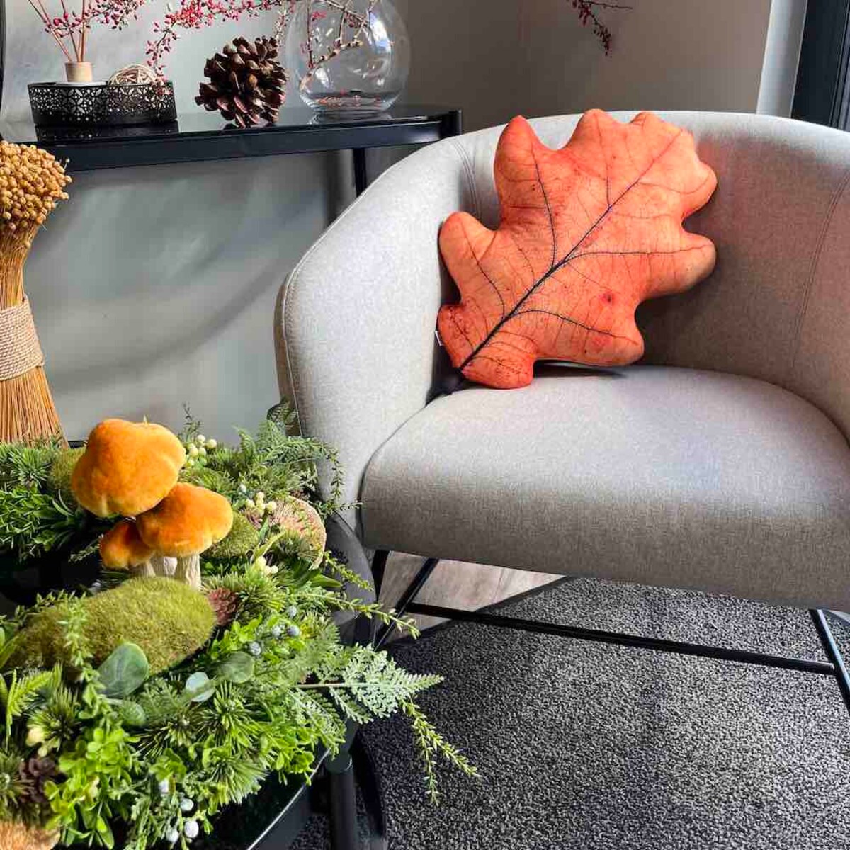 Poduszka jesienny Liść Dębu Dąb