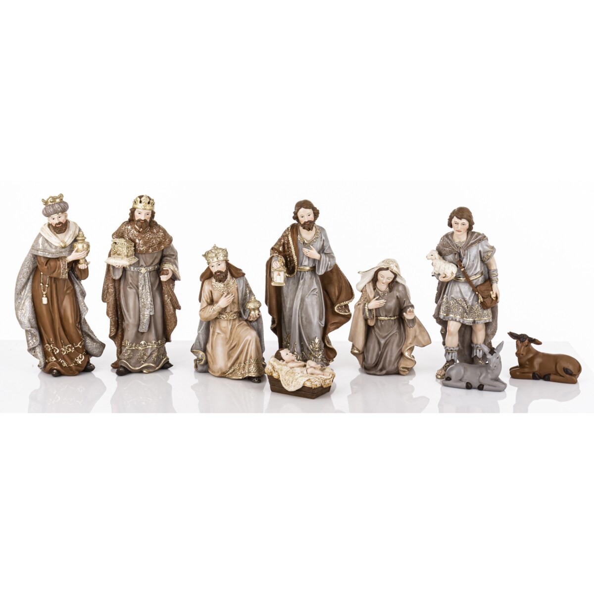 Dekoracja - szopka NATALE 6 postaci 26x69x23 cm