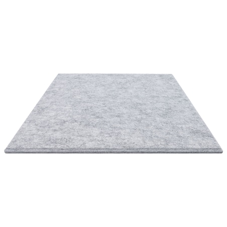 Zestaw 2 szt panel filcowy Felly 40x40 cm płytka kwadrat gładki szary