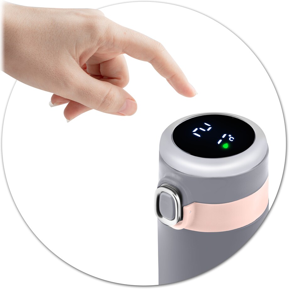 Kubek termiczny z wyświetlaczem termos do samochodu Berdsen