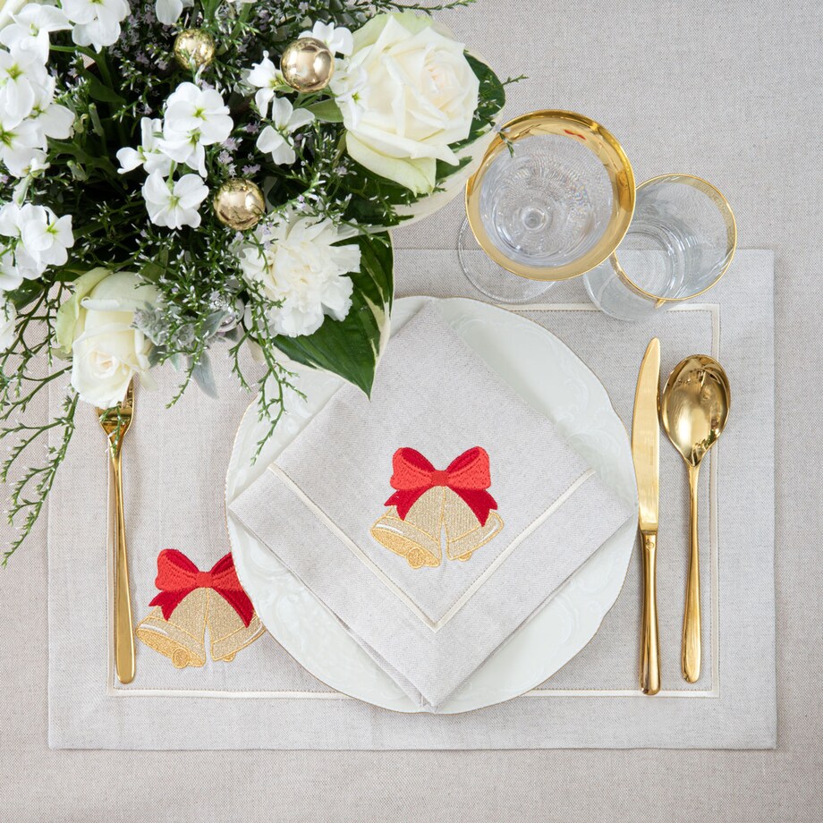 Serwetki Jingle Bells Mirha - 6 sztuk