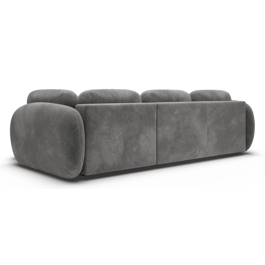 Nowoczesny Narożnik rozkładany OLIVIO II, prawy, ciemno-szary