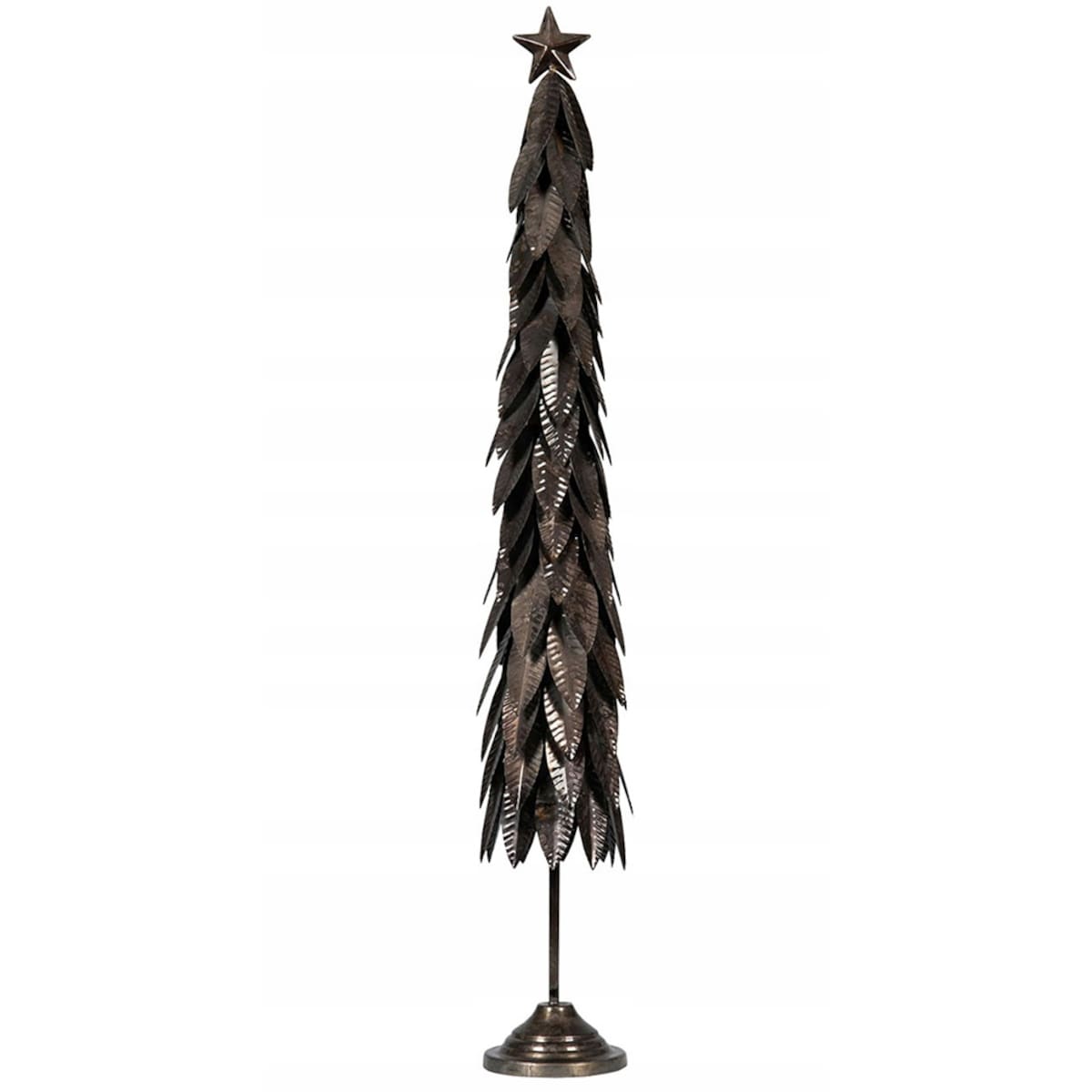 FIGURKA ŚWIĄTECZNA DUŻA WYSOKA 80cm CHOINKA LOFT METALOWA NA ŚWIĘTA PREZENT