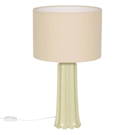 Lampa stołowa ceramiczna, miętowa, Vinny, 55 cm
