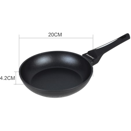 Patelnia z powłoką marmurową non-stick 20cm indukcja KLAUSBERG