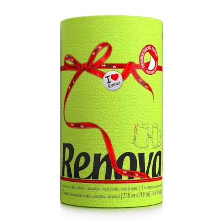 Ręcznik Kuchenny Papierowy Renova Limonkowy 27.4 m 2-Warstwy 120 Arkuszy