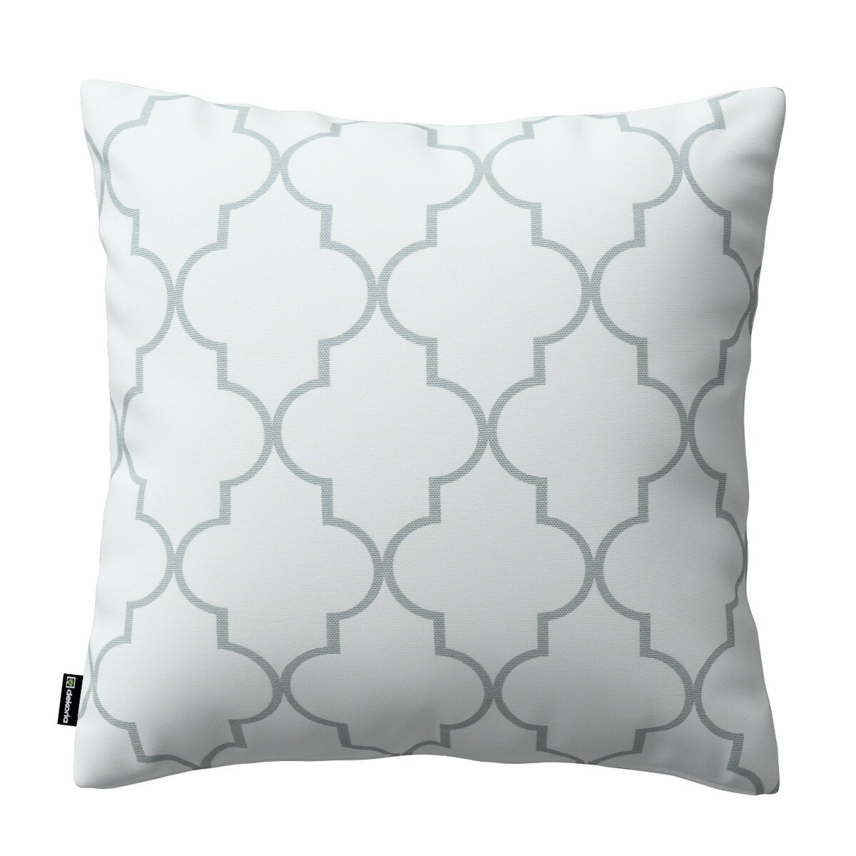 Poszewka Kinga na poduszkę, szaro-białe wzory marokańskie, 50 x 50 cm, Gardenia
