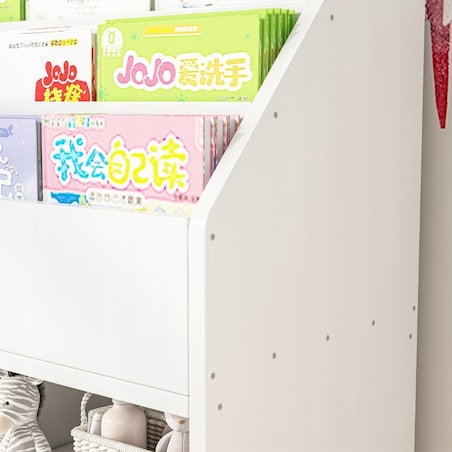 Regał na książki szafka na zabawki stojąca biblioteczka