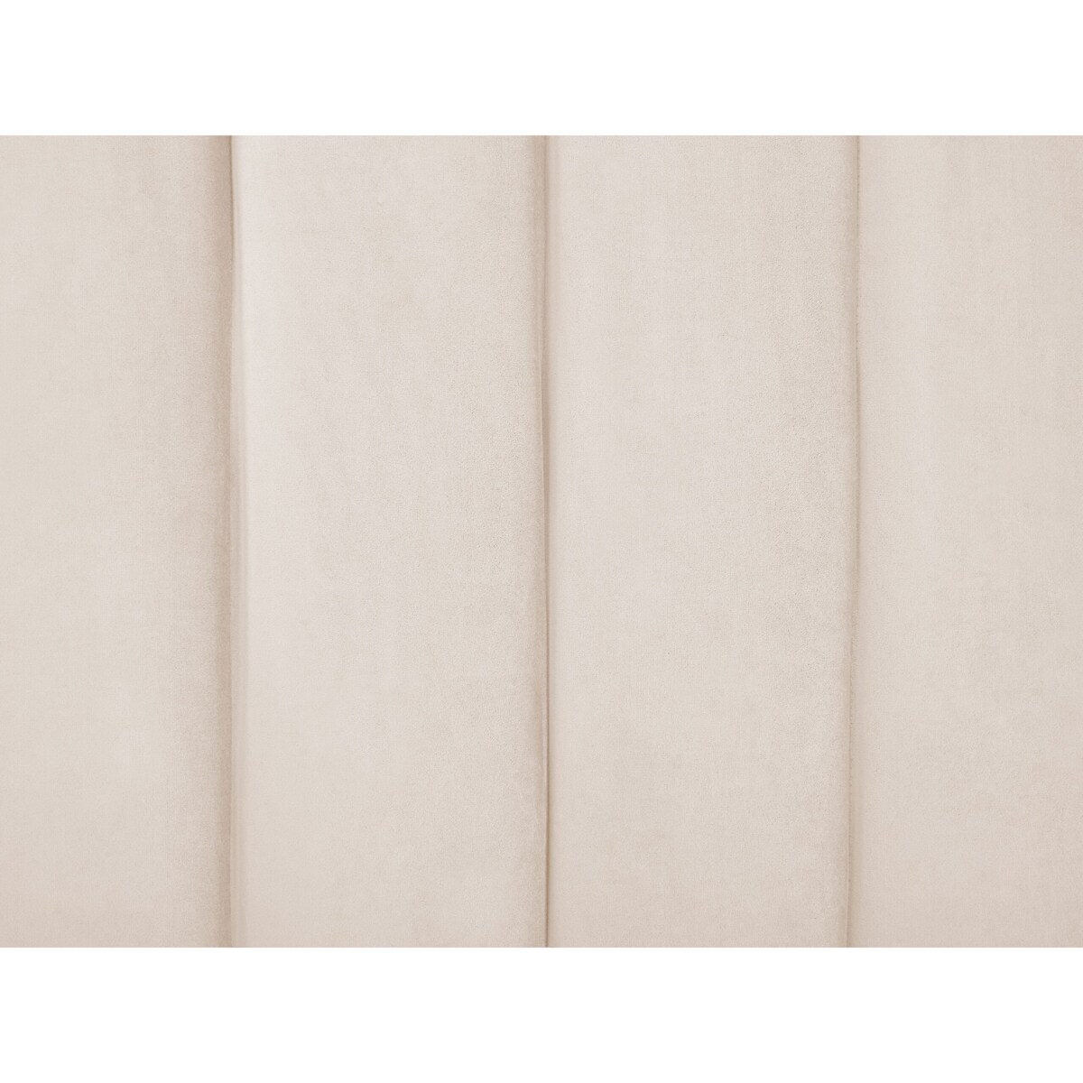 Łóżko Welur AMBILLOU 140 x 200 cm Jasnobeżowy