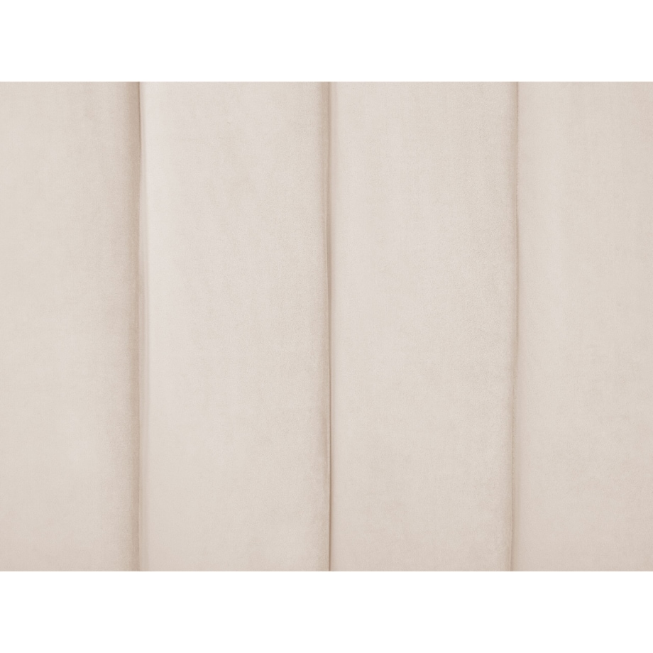 Łóżko Welur AMBILLOU 140 x 200 cm Jasnobeżowy