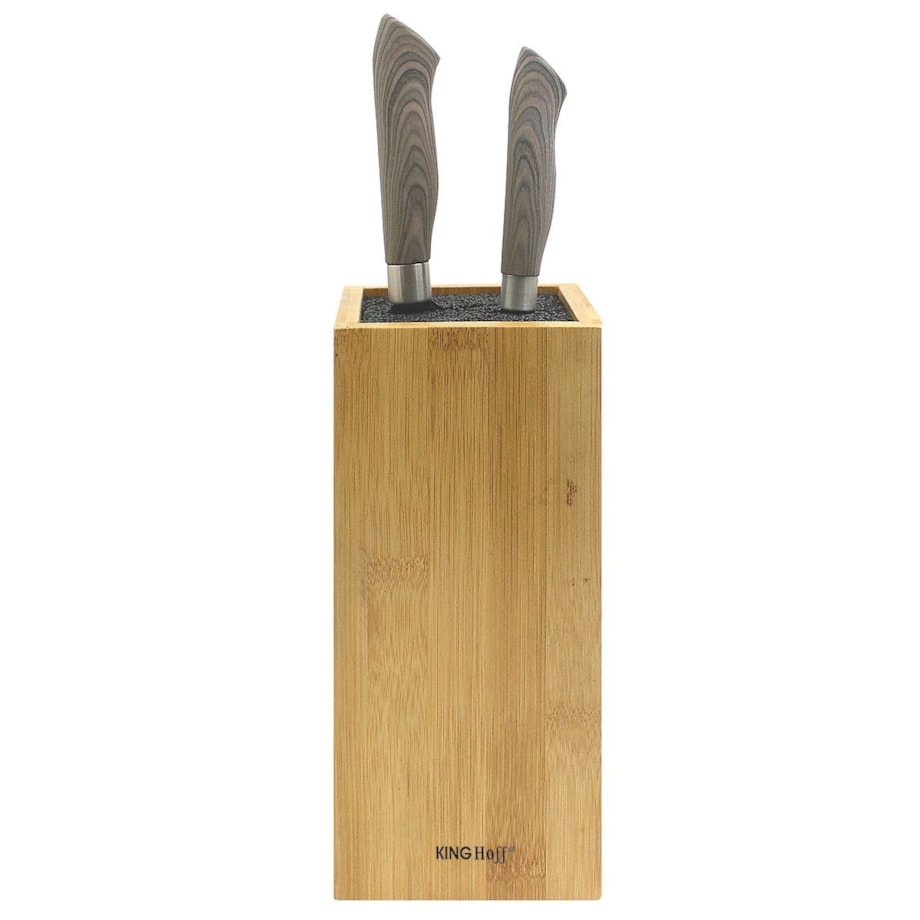 Uniwersalny bambusowy blok na noże do noży KINGHOFF