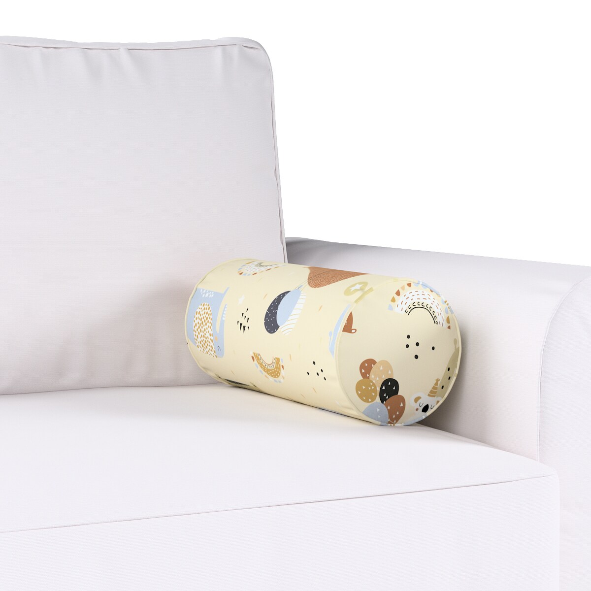 Wałek Ruby, beżowy, Ø16 x 40 cm, Magic Collection