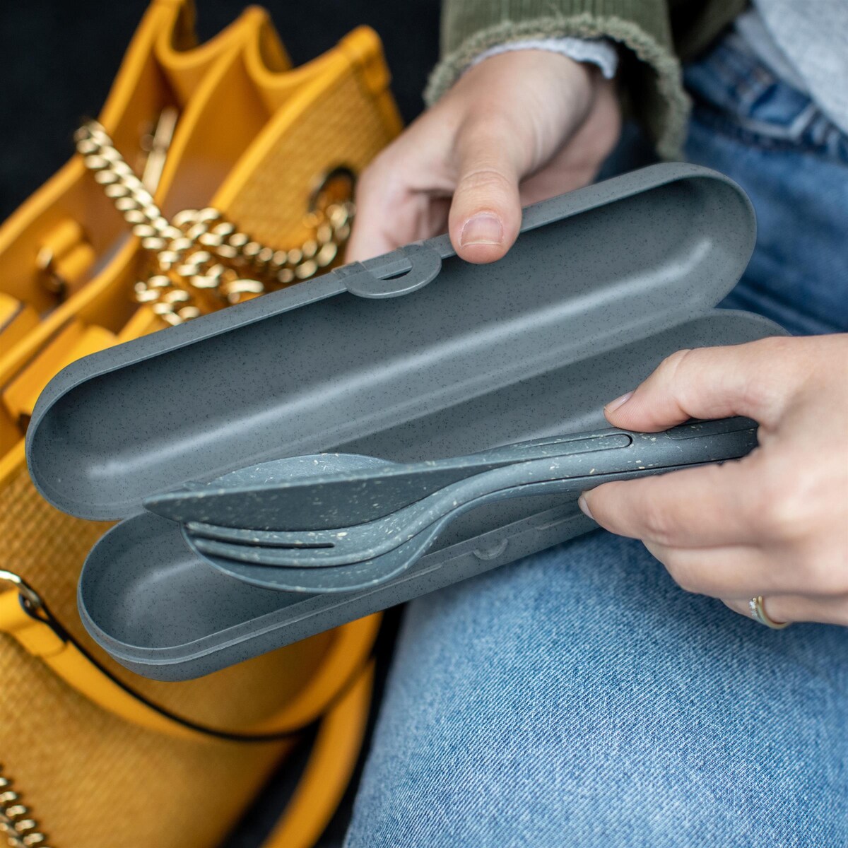 Etui na sztućce KLIKK, KOZIOL