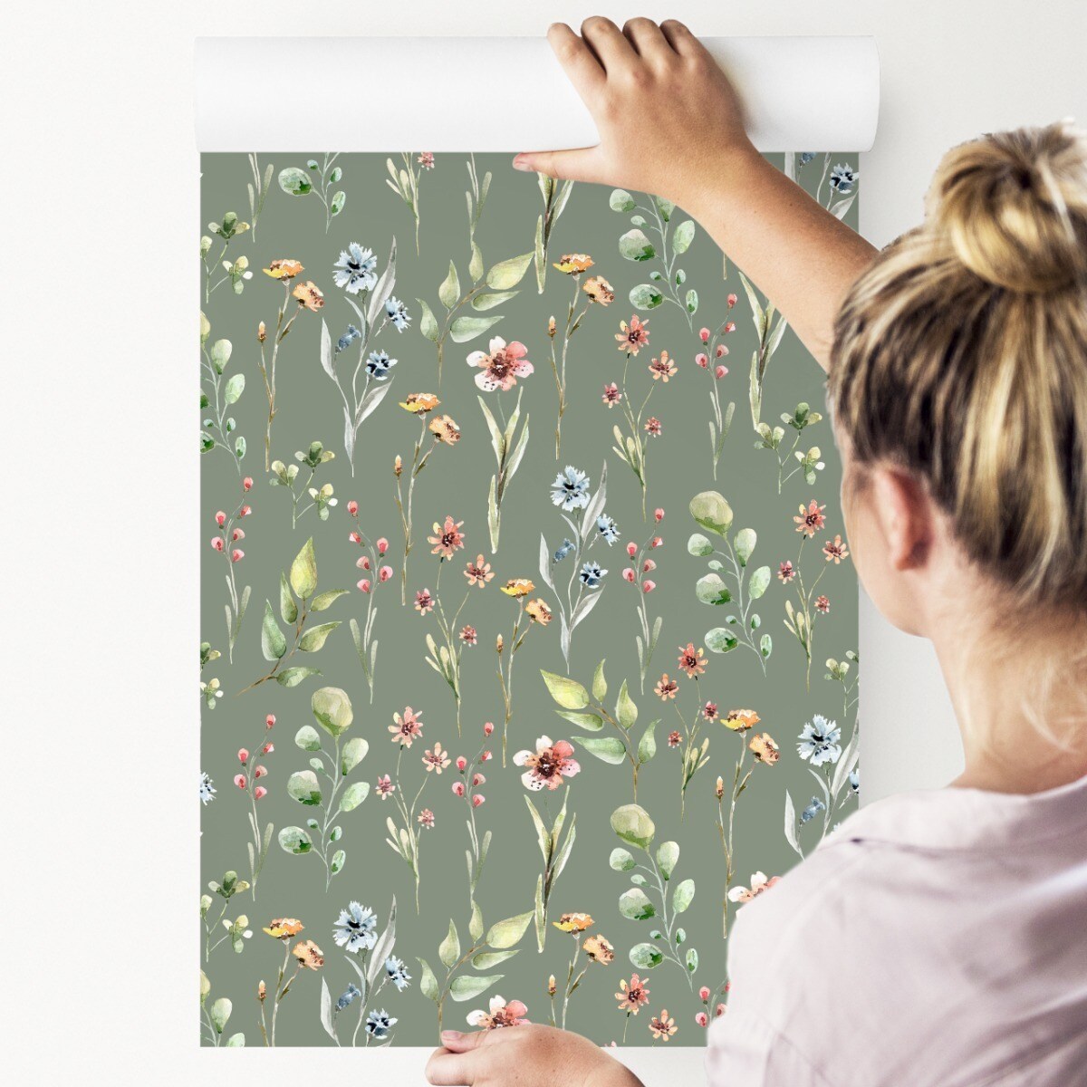 Tapeta Wiosenne KWIATY Polne Rośliny