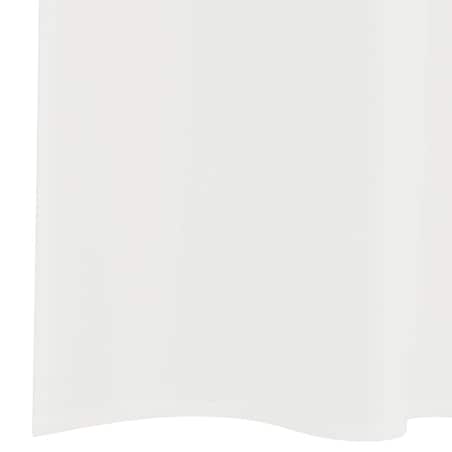 vidaXL Zasłony woalowe z kieszeniami na drążek 2 szt. białe