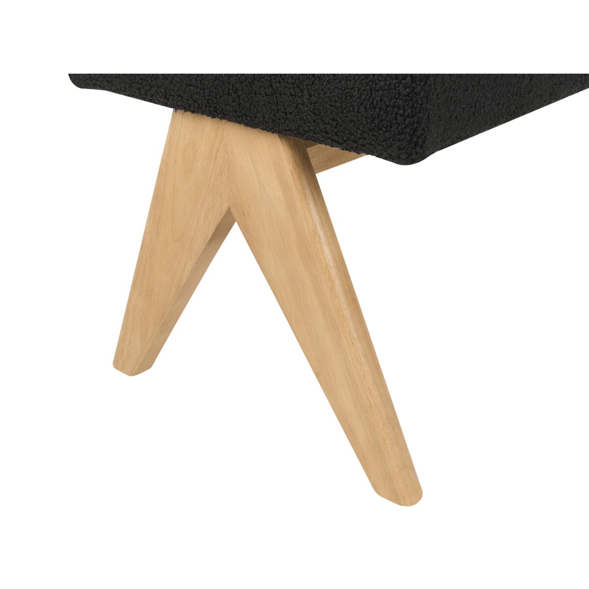 Ławka TAMRE Boucle Czarny