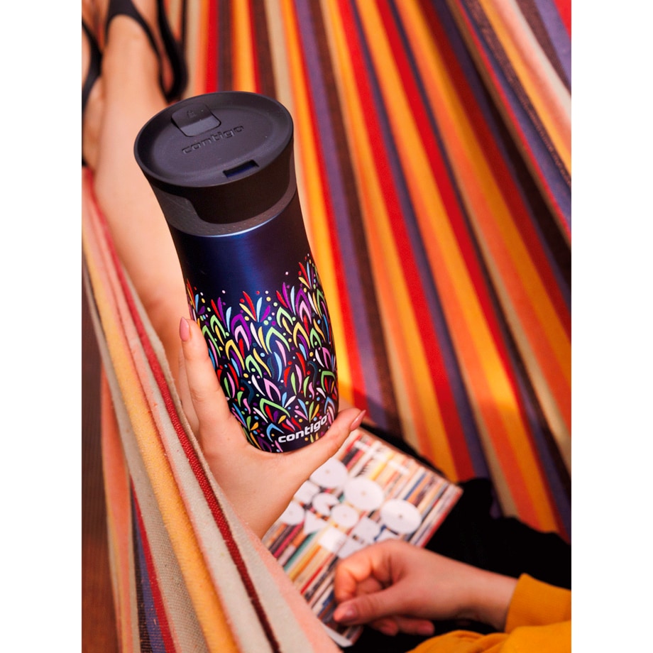 Kubek termiczny Contigo West Loop 2.0 470ml - Granat mat - Floresy