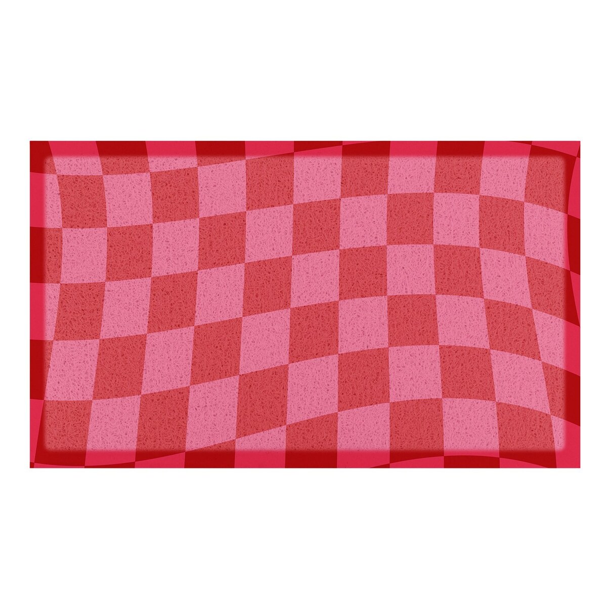 Wycieraczka Fuchsia Wavy Checkerboard Indoor & Outdoor (- 70 x 40 cm)