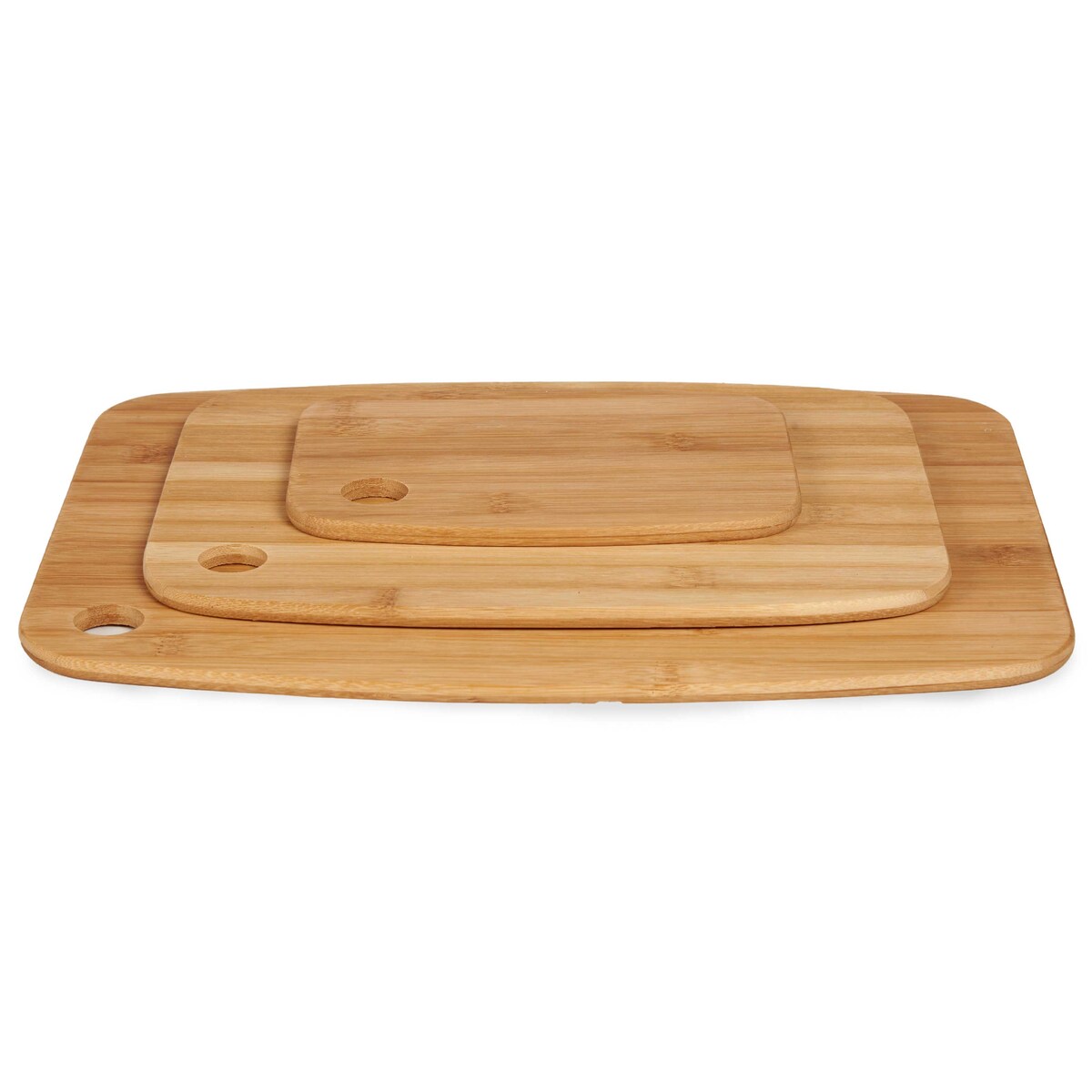 Zestaw 3 desek do krojenia z drewna bambusa VEXA