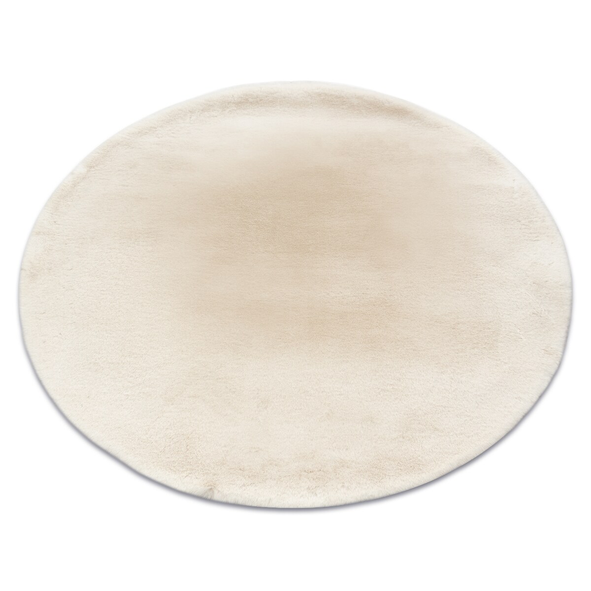 Dywan BUNNY koło kość słoniowa IMITACJA koło 160 cm