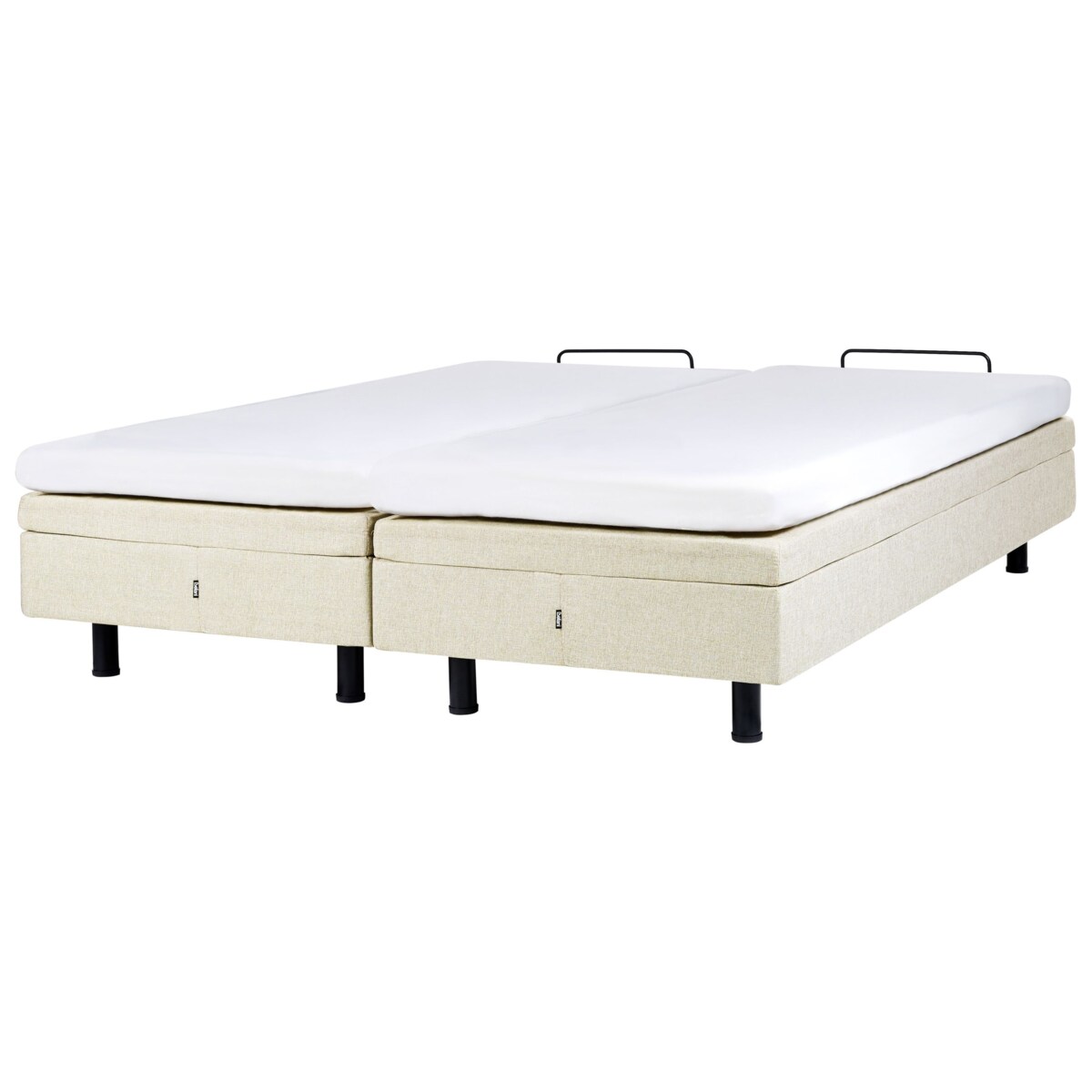 Łóżko regulowane bez zagłówka DUKE II 180 x 200 cm Beżowy