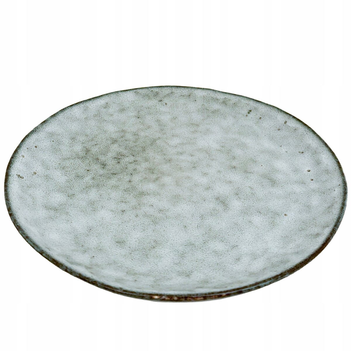 TALERZ DESEROWY BŁĘKITNY NIEBIESKI 20CM CERAMICZNY OKRĄGŁY SERWIS NA SZTUKI